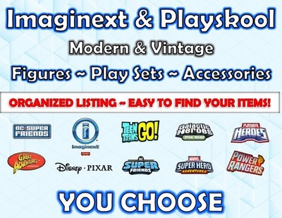 Playskool Super Heroes & Fisher Price Imaginext Figures & Accessories YOU CHOOSE
