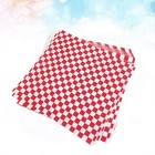 100 PCS Pizza Backpapier Karierte Fettdichtes Lebensmittelverpackungspapier