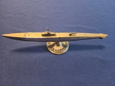 W.W. II Portsmouth Naval Yard Submarine USS Haddock Launch Paperweight