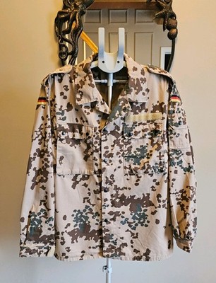 German Bundeswehr Tropentarn Desert Camo Field Shirt Jacket '02 XL Military Army