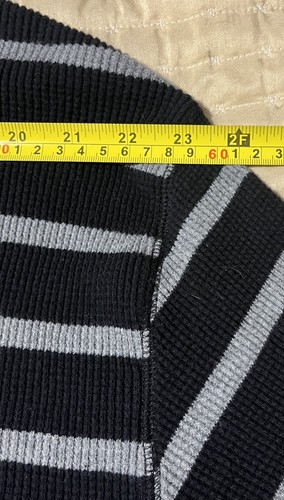 Camiseta térmica tejida gofre St Johns Bay para hombre XXL negra gris manga larga Henley - Imagen 7 de 11