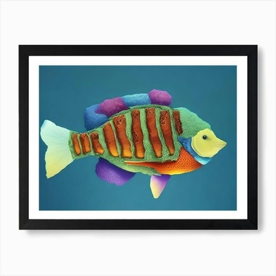 Travis Trout Kunstdruck gerahmt Wandbild Poster Leinwanddruck Bild