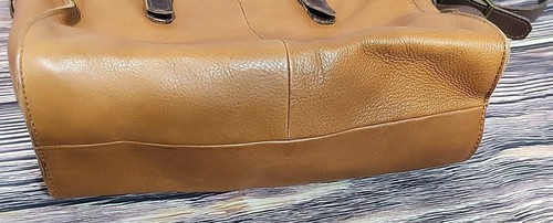 VTG Madewell BROWN LEATHER FLAP Boho Cross Body Bag Business Travel Purse Soft - Picture 5 of 11
