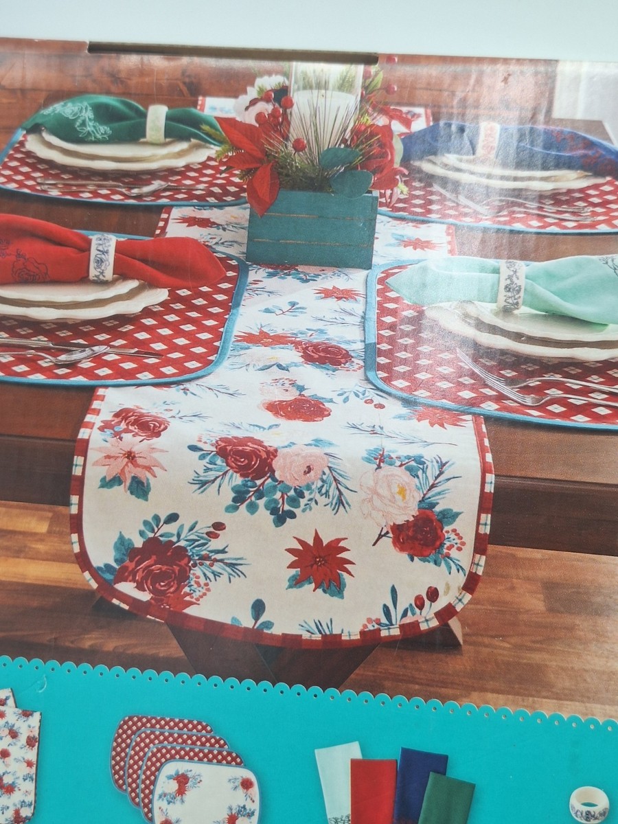 Pioneer Woman Wishful Winter Table Linens Set 13 Pieces Home Decor