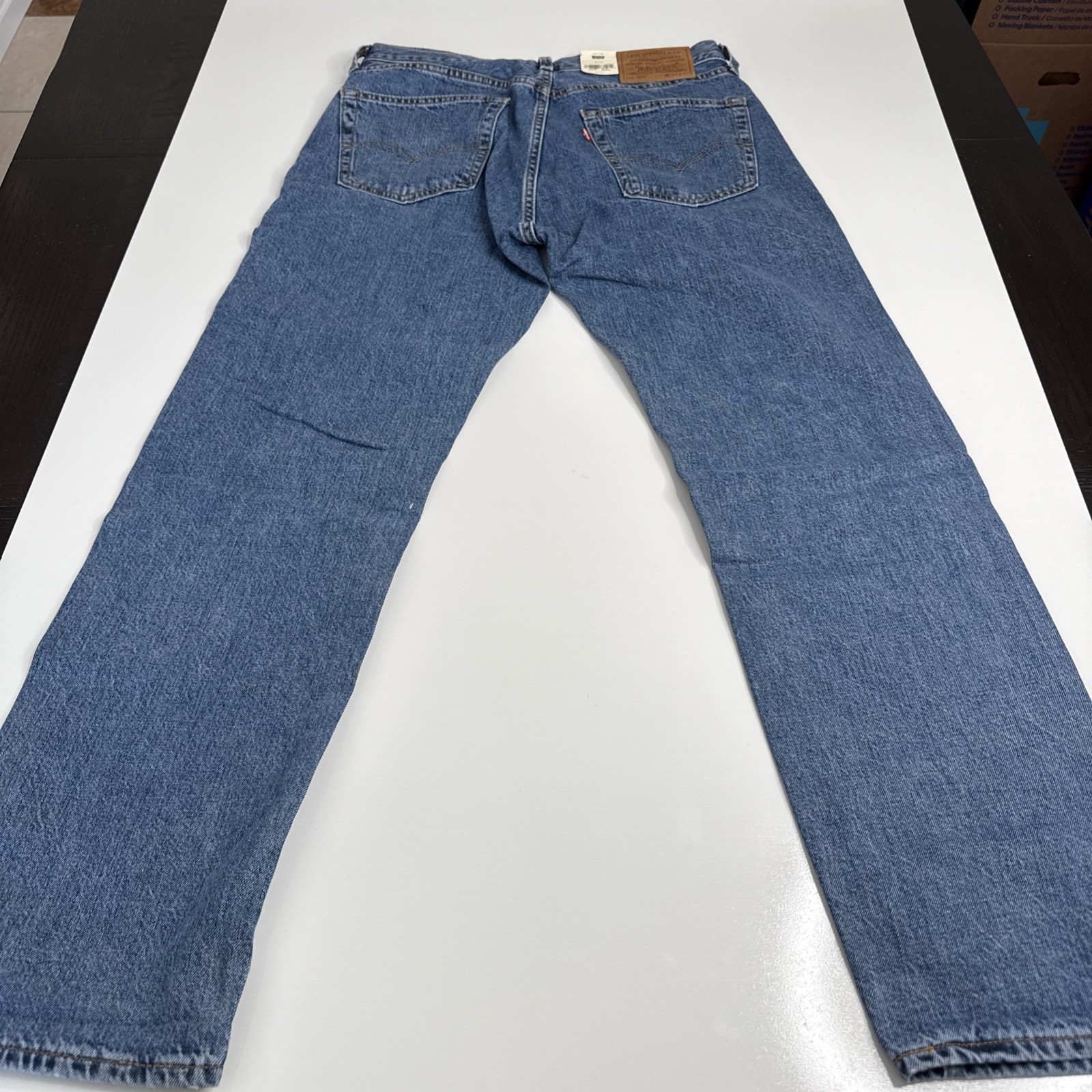 Levi's Premium 505 Regular Fit Selvedge Jeans Red Line 31x30 Men’s NEW WITH TAGS thumbnail 7