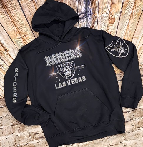 Sudadera Unisex Las Vegas Raiders Todos los Estilos Nueva S-3X Sudadera con Capucha Cuello Redondo Cremallera - Imagen 2 de 12