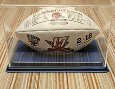NCAA Alabama Crimson Tide Limited 2017 National Championship Football & Case