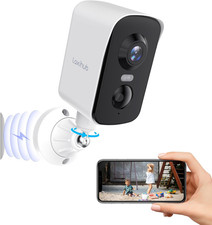 Arenti 340  Pan Wireless Security Camera Outdoor Magnetic, 3MP Battery Powered W