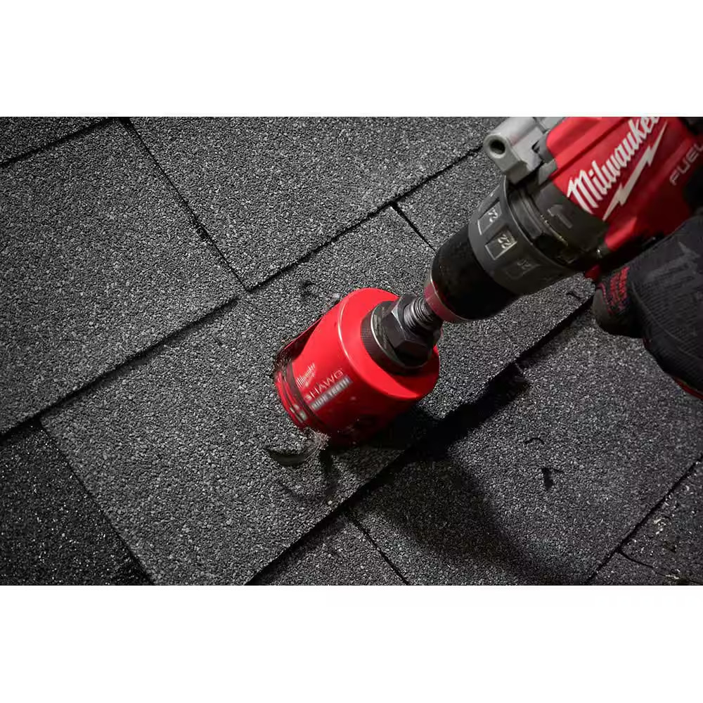 BIG HAWG Carbide Hole Saw Kit (9-Piece) with PACKOUT Case