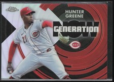 Hunter Greene 2022 Topps Chrome Update #GNC-21 Generation Now Reds
