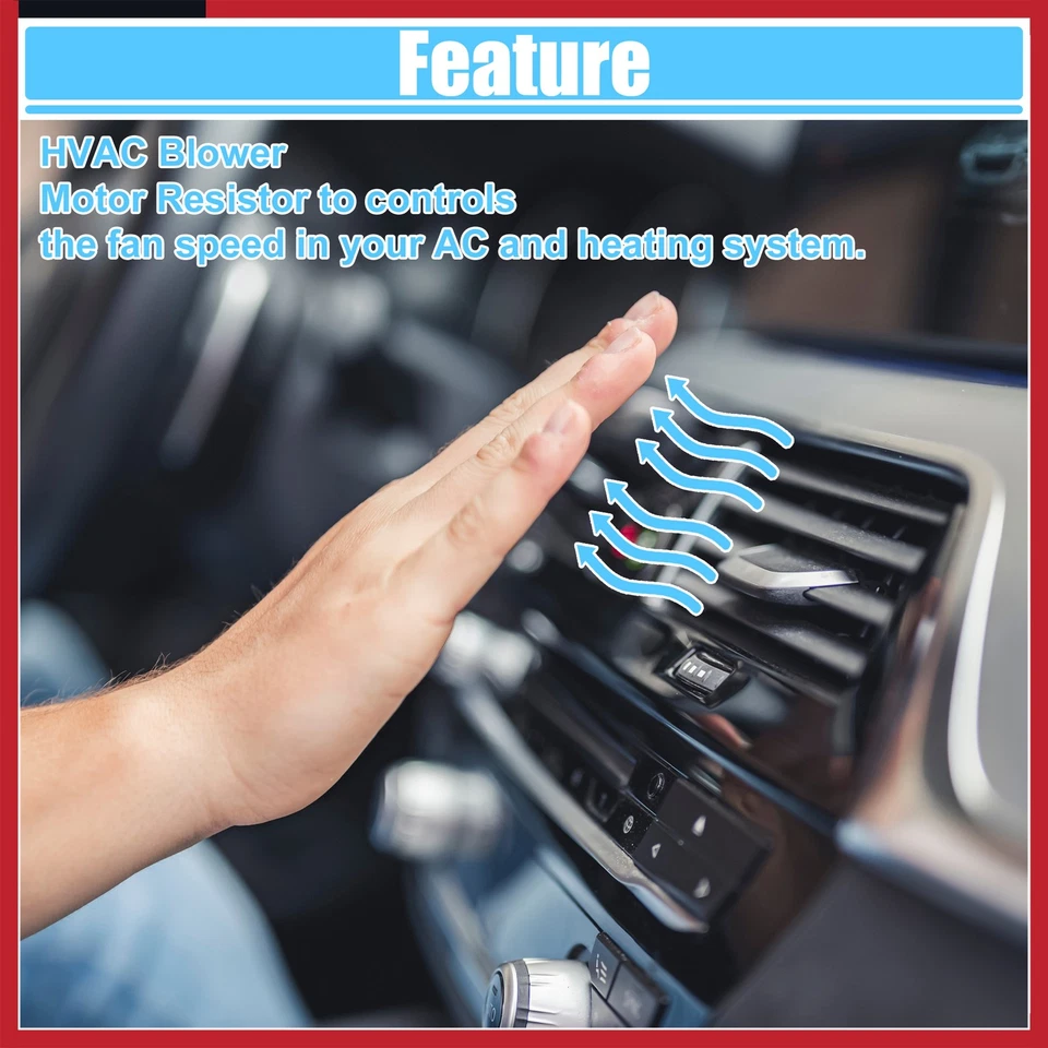 Resistor de motor soprador aquecedor HVAC compatível com BMW 525i 530i 04-07 No.67636988452 - Imagem 4 de 4