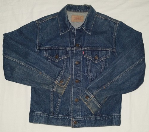 Vintage LEVI’S STRAUSS & CO 70704 0216 Denim Jean Jacket 80s 90s Youth Size 20 - Picture 3 of 6