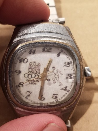 OROLOGIO Premio Olimpiadi Tedesche 1936 MEMORIALE SPECIALE RARO - Foto 20 di 24