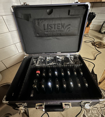 Listen Technologies  LA-481 ListenTALK Docking Case 16LKR-11 LISTENTALK RECEIVER