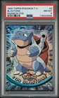 1999 TOPPS POKEMON TV #9 BLASTOISE RAINBOW FOIL PSA 8 LOW POP