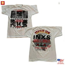 New Reprint INXS Band Tour 1988 Unisex Unisex All Size