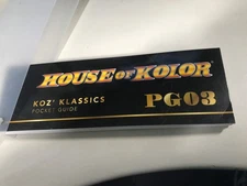 House of Kolor PG03 Fan Deck,  KOZ KLASSICS  POCKET GUIDE HOK Color HOK006