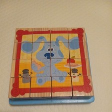 Melissa  Doug Blues Clues 16-Piece Wooden Puzzle - 6 Puzzle Combinations