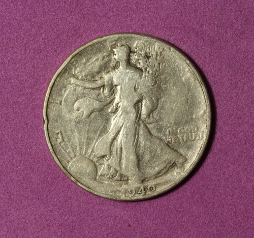 Photo of a 1940-P Walking Liberty Half Dollar from an eBay listing that sold on Jul 18, 2026