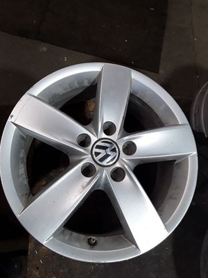 Wheel 5x112mm 16x6-1/2 Alloy 5 Spoke Navarra Opt CK4 Fits 11-14 JETTA 604482