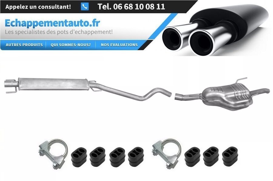 Échappement robuste Opel Astra G 2.2 DTi break pot de rechange aux normes constructeur 5852251