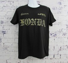 Official Honda 95 x JT Racing Team Camo Logo T-shirt Black Large/ Cotton
