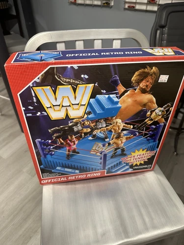 Original Release WWE Mattel Official Blue Retro Ring SEALED NIB 2017