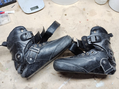 Seba Wizard Carbon Linerless Shell Skate Boot EU40 UFS rollerblade CRACKED BOOT