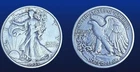 1935 (P) Walking Liberty Silver Half Dollar, Very Good/Fine 90% Silver US 50¢