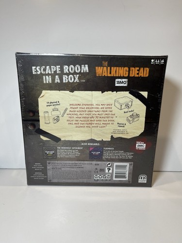 Escape Room in einer Box: The Walking Dead AMC - Brettspiel Brandneu in versiegelter Verpackung - Bild 2 von 3
