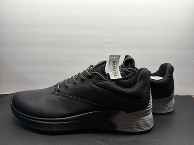 ECCO M Golf S-Three  Men s Hybrid GORE-TEX - WP Golf Shoe Black/Concrete NEW