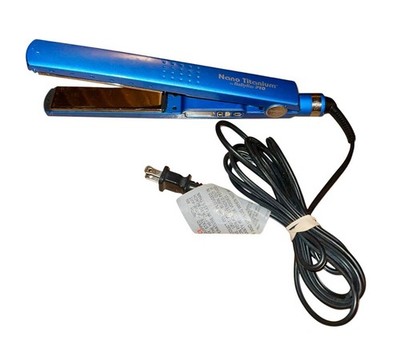 BaByliss Pro Nano Titanium Blue Flat Iron Hair Straightener