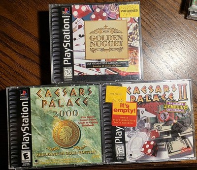 Lot Of 3 Casino Games For PlayStation 1