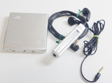 SHARP MD-DS70-S Lecteur MiniDisc Portable Argent 1-Bit Audio Testé Fonctionnel