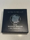 2025 S MORGAN SILVER DOLLAR, 25XF,   .999 US MINT GEN w/BOX & COA