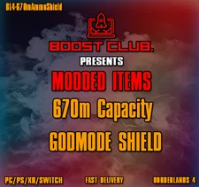 [BL4] 🔥 670m GODMODE Ammo Regen Modded Shield 🔥 [PC/XB/PS/SWITCH]