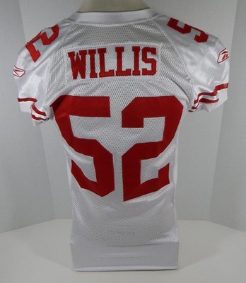 2009 San Francisco 49ers Patrick Willis #52 Game Issued White Jersey  DP08007
