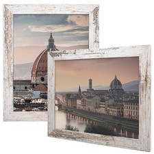 Golden State Art, 11x14 Picture Frame - Country Wood Grain Style - Wide