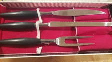 Vintage Everbrite Carving Set In Original Box - VGC