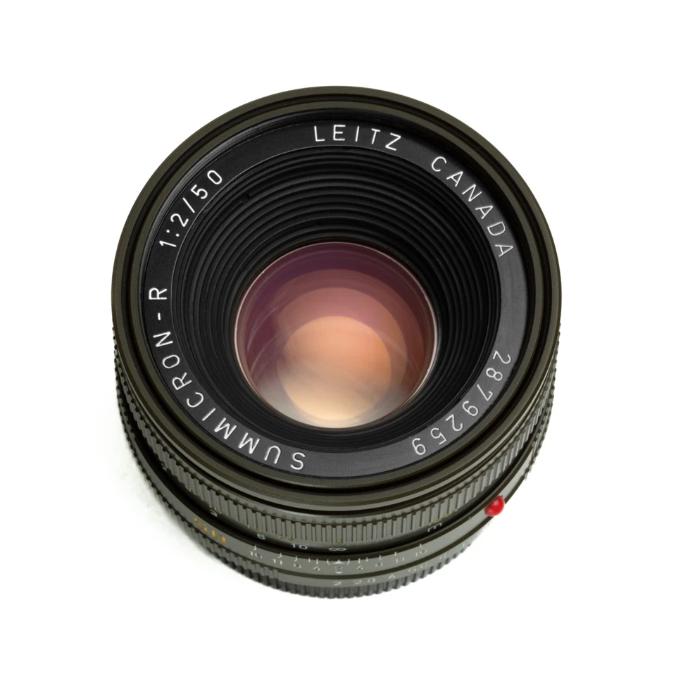 Leica R 50MM F2 Safari SUMMICRON-R V2 E55 1980s Olive Lens – EXC - Image 2 of 4
