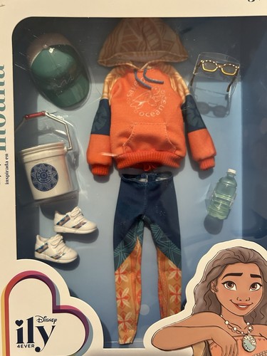 NEW Disney ILY 4Ever Princess Moana Doll Fashion Pack Outfit Accessories Lot - Picture 8 of 9