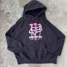 Retro Monster Energy Fox Racing Pink Design Hoodie S-5XL