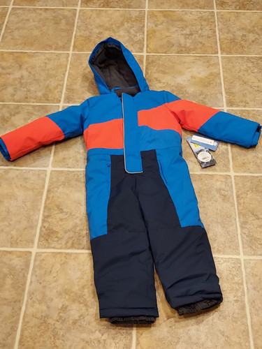 New! Iceburg Outerwear Little Boy's Full Snowsuit Size 4/5 Or Small - Picture 12 of 14