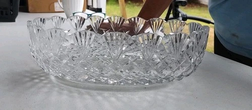 Waterford Crystal Heritage MASTER CUTTER 11" OVAL Serving Bowl Vintage