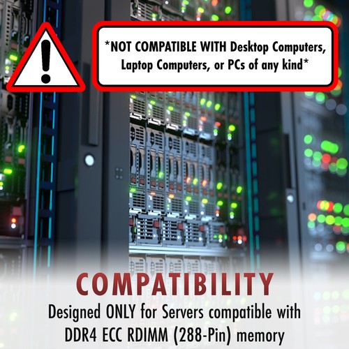 128GB 16x 8GB PC4-2666 RDIMM Lenovo ThinkServer RD550 (E5-2600 v3) Memory RAM - Picture 4 of 5