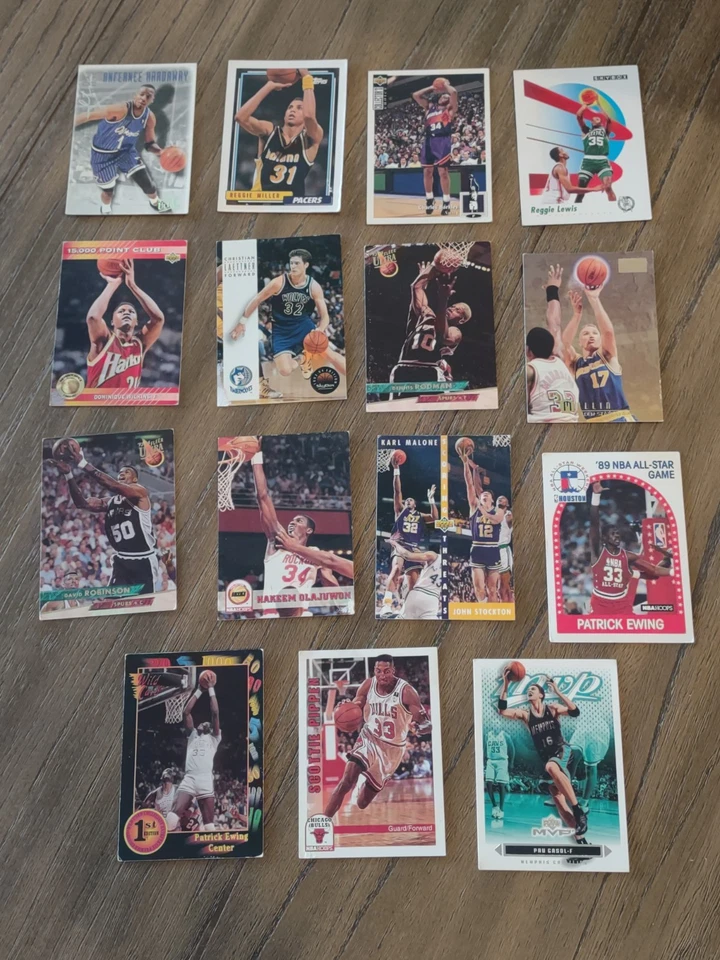 Basketball Huge 330 Card Lot. Jordan, Robinson, Barkley, Shaq, Miller, Yao. Read - Image 4 of 4