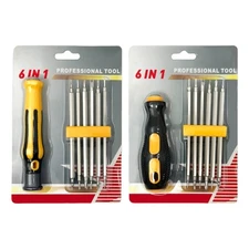 6 In 1 Double Head Screwdriver Set with Tip for Computer Camera Repair