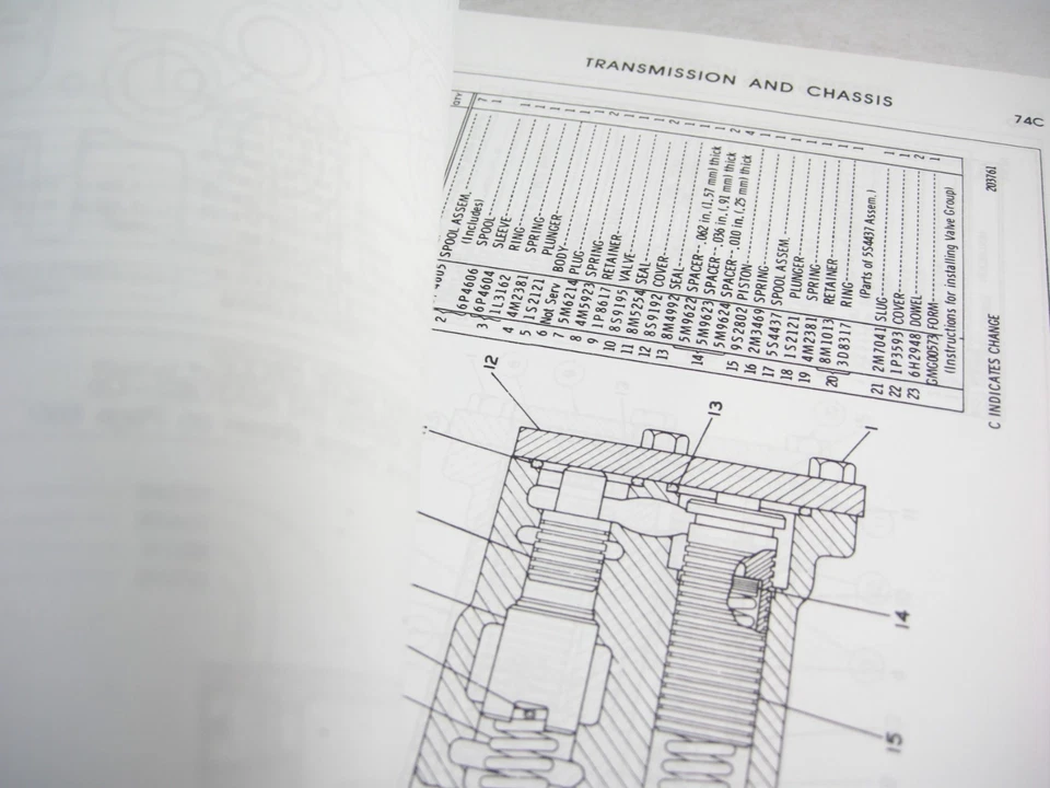 Caterpillar CAT D8H Track Type Tractor Dozer Bulldozer Parts Manual 46A24433 - Image 4 of 4