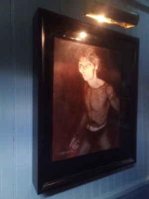 Bauhaus Peter Murphy Oil Painting Original Art By James O'Barr 2009