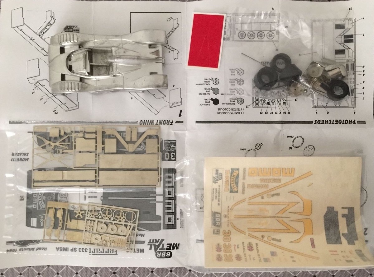 BBR FERRARI 333 SP MOMO 1/43 METAL KIT IMSA ROAD ATLANTA